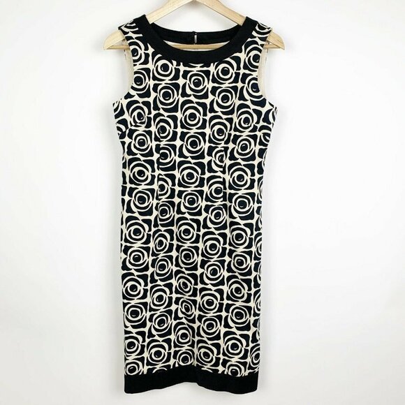 Tahari Floral Pattern Shift Dress Sleeveless - Picture 1 of 7